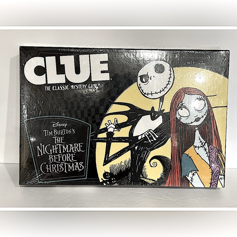 The Nightmare Before Christmas Clue Game - New
